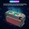 Desktop ARGB Memory Cooler PWM Temperature Control Dual Fan, For DDR / DDR2 / DDR3 / DDR4 / DDR5 (White) - Image 6