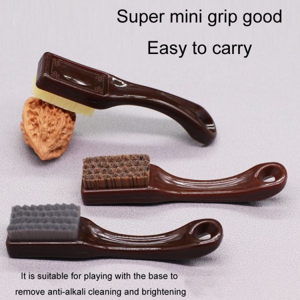 2pcs Amber Handle Walnut Diamond Olive Coloring Tool (Random Color Delivery) - Image 3