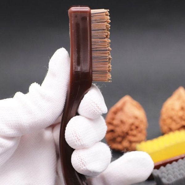 2pcs Amber Handle Walnut Diamond Olive Coloring Tool (Random Color Delivery) - Image 5