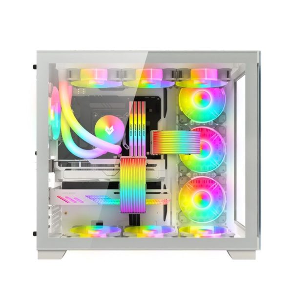 AOSOR Al200 Neon Cable Computer Motherboard Graphics Card Glow Board Power Supply Line Decoration (White) - Image 2