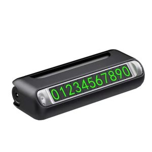 Car Safety Hammer Car Escape Device Temporary Parking Number Plate (4 In 1)