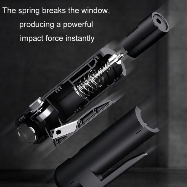 Car Safety Hammer Car Escape Device Temporary Parking Number Plate (4 In 1) - Image 3