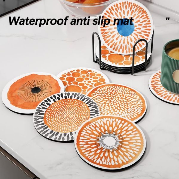 Heat-insulating Coasters Anti-scalding High Temperature Resistant Table Mat, Style: A (10x10cm) - Image 10