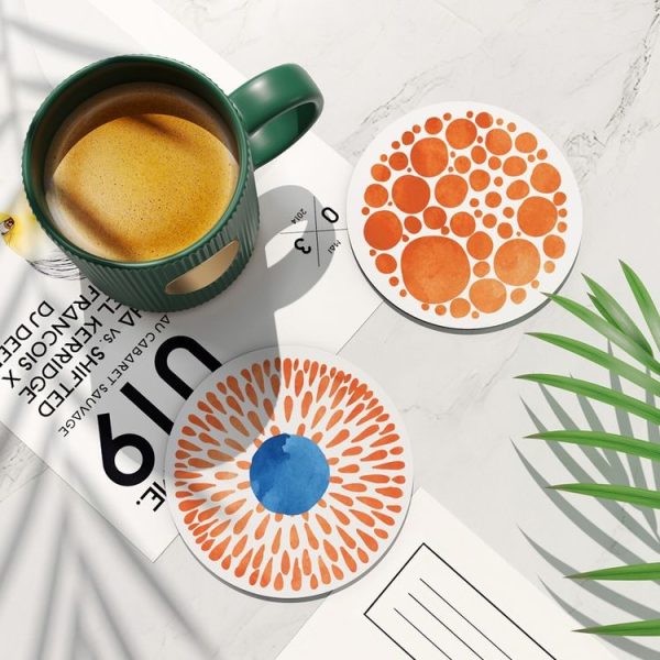Heat-insulating Coasters Anti-scalding High Temperature Resistant Table Mat, Style: A (10x10cm) - Image 2
