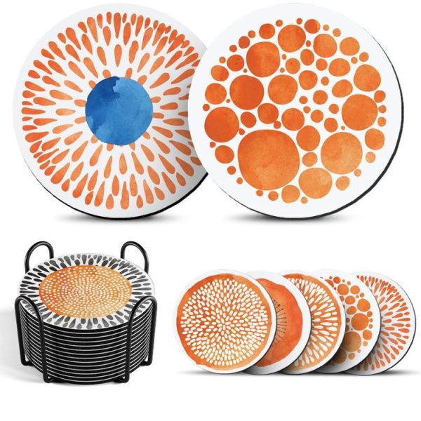 Heat-insulating Coasters Anti-scalding High Temperature Resistant Table Mat, Style: A (10x10cm) - Image 3