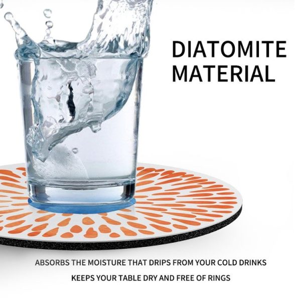 Heat-insulating Coasters Anti-scalding High Temperature Resistant Table Mat, Style: A (10x10cm) - Image 5