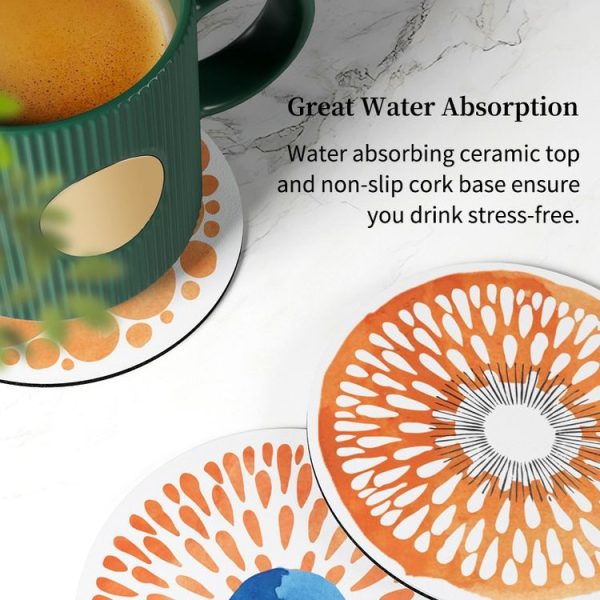 Heat-insulating Coasters Anti-scalding High Temperature Resistant Table Mat, Style: A (10x10cm) - Image 9