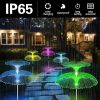 Solar Fiber Optic Light Double Layer Jellyfish Light LED Outdoor Garden Decoration Atmosphere Lamp, Style: Basic Model - Image 7