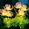 Solar Garden Decorative Lights LED Outdoor Glowing Petals Waterproof Ground Plug Ambient Lights (Flowers) - Image 2