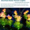 Solar Garden Decorative Lights LED Outdoor Glowing Petals Waterproof Ground Plug Ambient Lights (Flowers) - Image 5