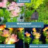 Solar Garden Decorative Lights LED Outdoor Glowing Petals Waterproof Ground Plug Ambient Lights (Flowers) - Image 8