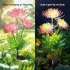 Solar Garden Decorative Lights LED Outdoor Glowing Petals Waterproof Ground Plug Ambient Lights (Flowers) - Image 9