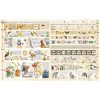 18rolls / Box Nostalgic Memory Washi Tape Set Retro Style DIY Scrapbook Stickers, Style: Forest Dense Language - Image 3