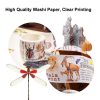18rolls / Box Nostalgic Memory Washi Tape Set Retro Style DIY Scrapbook Stickers, Style: Forest Dense Language - Image 5
