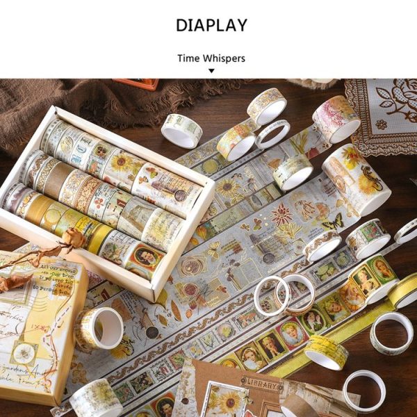 27rolls / Box Long Season Washi Tape DIY Scrapbook Stickers (Whispers Time) - Image 4