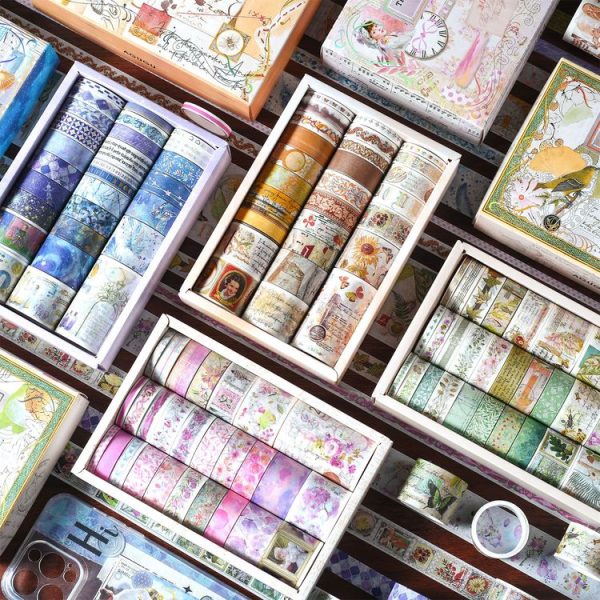 27rolls / Box Long Season Washi Tape DIY Scrapbook Stickers (Whispers Time) - Image 5
