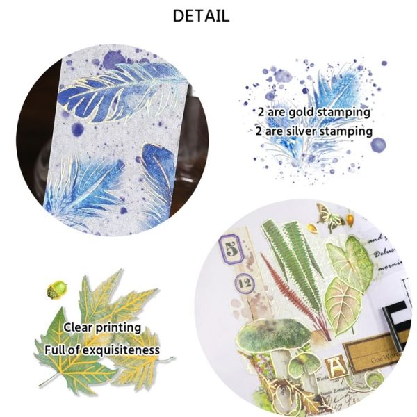 27rolls / Box Long Season Washi Tape DIY Scrapbook Stickers (Whispers Time) - Image 6