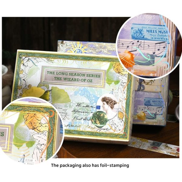 27rolls / Box Long Season Washi Tape DIY Scrapbook Stickers (Whispers Time) - Image 7