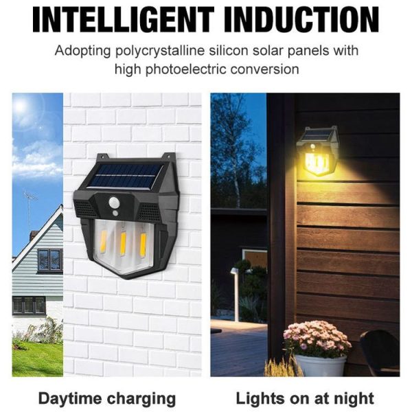 Outdoor Solar Light Tungsten Wall Light Waterproof Patio Sensor Night Lamp, Specification: 1-1LED - Image 6