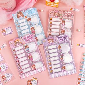 4sheets / Pack Waterproof Name Labels for Kids - Tear-Resistant, Self-Adhesive, Handwritten Stickers (Qiao Qiao)