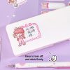 4sheets / Pack Waterproof Name Labels for Kids - Tear-Resistant, Self-Adhesive, Handwritten Stickers (Qiao Qiao) - Image 5