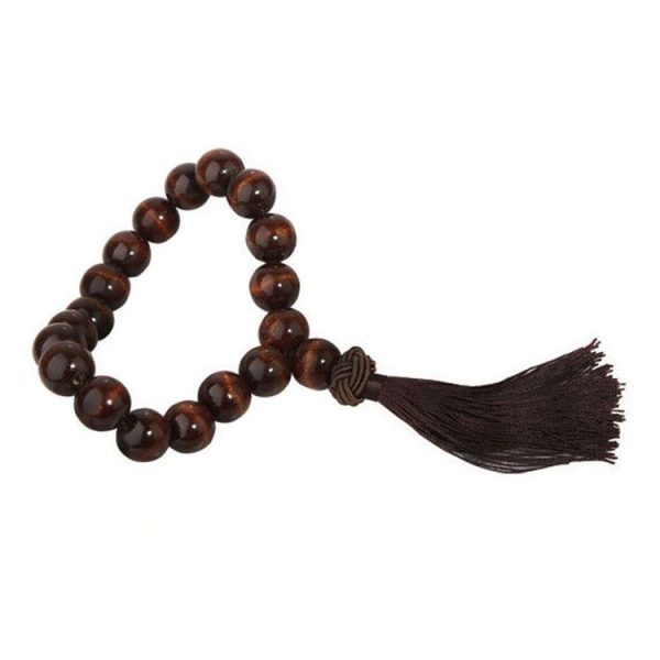 Car Gear Prayer For Blessing And Safety Buddha Beads Car Decorative Ornaments (Black)