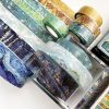 8rolls / Box Ancient Style Transparent PET Tape Set for Journaling 3cm x 2+2cm x 2+1.5cm x 4 (Badge Pattern) - Image 4