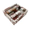 8rolls / Box Ancient Style Transparent PET Tape Set for Journaling 3cm x 2+2cm x 2+1.5cm x 4 (Badge Pattern) - Image 7