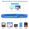 Onefavor All-In-One Card Reader Support SM / XD / SD / MMC / MS / CF Card, Model: Card Reader - Image 2