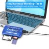Onefavor All-In-One Card Reader Support SM / XD / SD / MMC / MS / CF Card, Model: Card Reader - Image 4