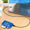 Onefavor All-In-One Card Reader Support SM / XD / SD / MMC / MS / CF Card, Model: Card Reader - Image 5