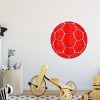15cm Football Acrylic 3D Wall Stickers Self-adhesive Home Background Wall Decoration Mirror Paste (Silver) - Image 5