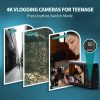 2.8-Inch Display Digital Camera 64MP 4K HD Camcorder With 18x Digital Zoom (White) - Image 4