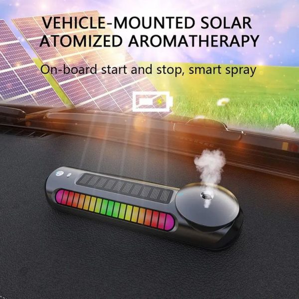 Solar Car Smart Spray Aromatherapy Machine Parking Sign (Gray) - Image 5