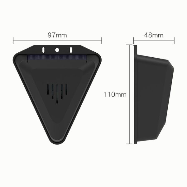 N911Q Solar Bird Repeller Orchard And Fish Pond Animal Repellent (Black) - Image 3