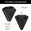 N911Q Solar Bird Repeller Orchard And Fish Pond Animal Repellent (Black) - Image 4