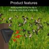 N911Q Solar Bird Repeller Orchard And Fish Pond Animal Repellent (Black) - Image 6