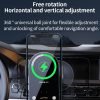 Car Air Outlet Smart Induction Wireless Charging Mobile Phone Holder (Black 66W) - Image 8