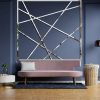 10pcs 1x90cm 3D Mirror Wall Stickers Beautiful Edge Decorative Strip Living Room TV Background Decorative Self-adhesive Beltline Sewing (Gold) - Image 6