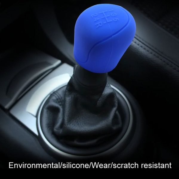 Automotive Silicone Manual Automatic Shift Lever Protective Cover, Size: Gear Shift Black - Image 7