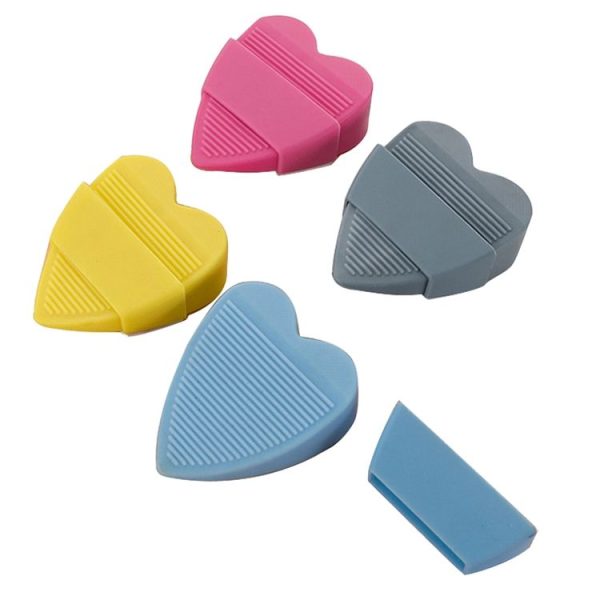 PVC Windproof Door Stopper Household Door Stopper With Storage Box (Pink) - Image 3