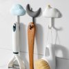 3pcs / Set Household Wall Hanging Hooks Dormitory Non-Marking Punch-Free Adhesive Hooks (Blue) - Image 10