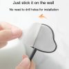 3pcs / Set Household Wall Hanging Hooks Dormitory Non-Marking Punch-Free Adhesive Hooks (Blue) - Image 6