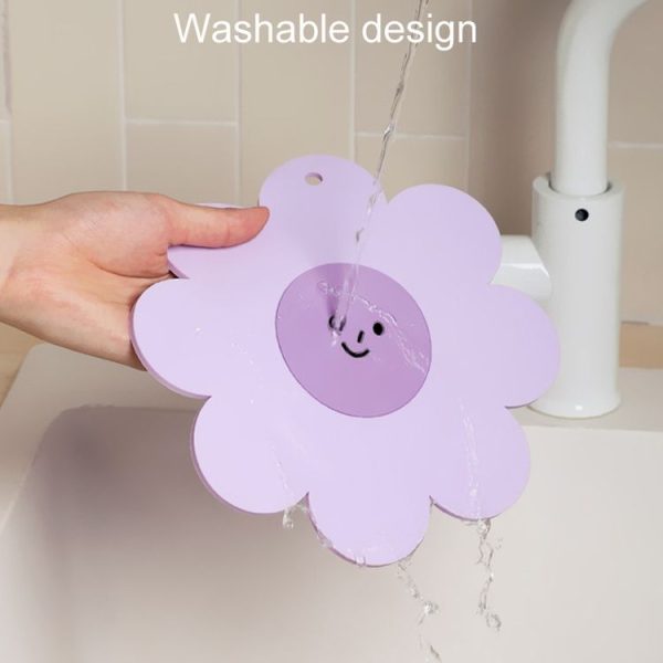 Sunflower Cute PVC Heat Insulation Mat Household High Temperature Resistant Table Pad, Style: Yellow Small - Image 6