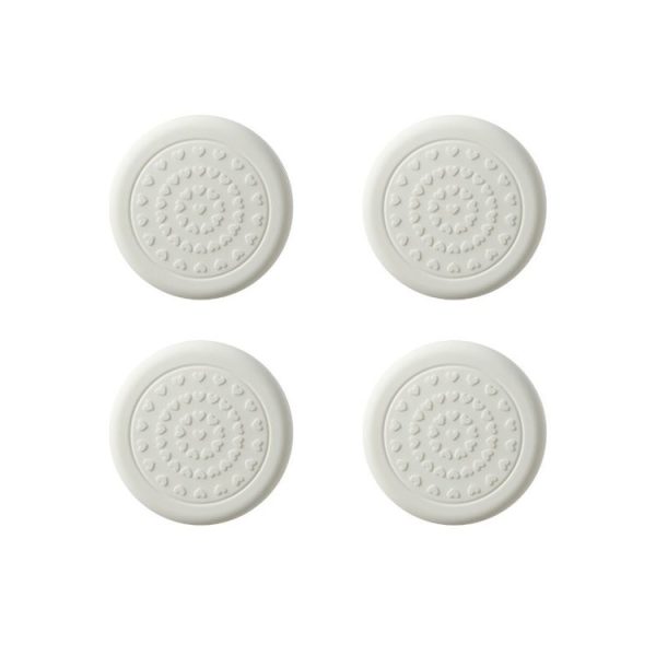 4pcs / Set Silent And Wear Resistant Chair Foot Cover Household Stool Anti-Slip Protective Pads, Style: 60mm Round white