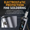 FNIRSI Portable Constant Temperature Soldering Iron Set, Model: HS-02A Standard-B Round Tip - Image 8