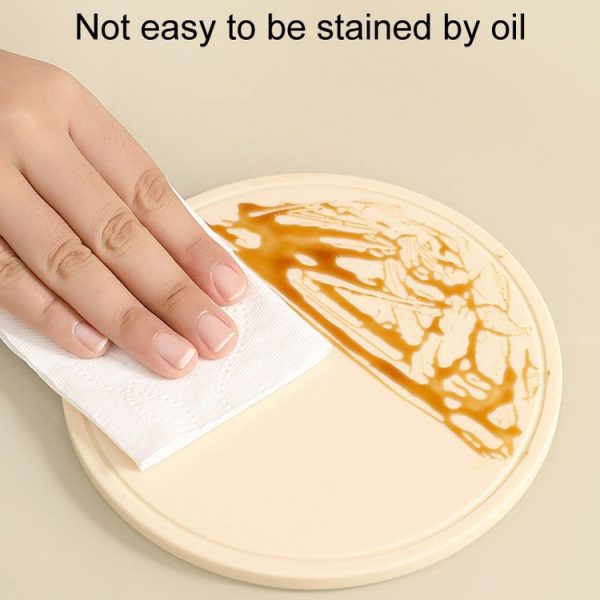 Household Round Heat Insulating Mats Kitchen High Temperature Resistant Silicone Pad, Color: Bowl Pad Brown - Image 7
