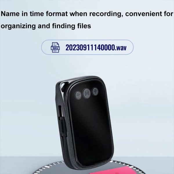 C20 HD Intelligent Noise Reduction Mini Recorder With OTG, Size: 16GB (Black) - Image 5