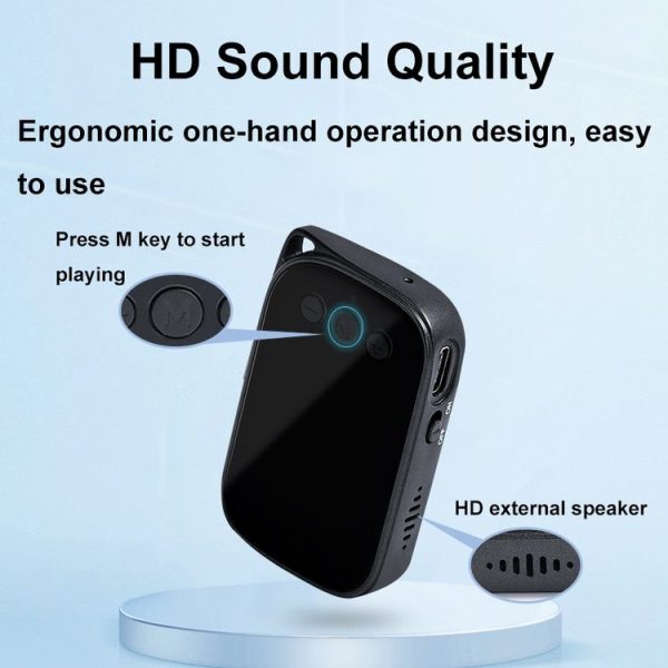 C20 HD Intelligent Noise Reduction Mini Recorder With OTG, Size: 16GB (Black) - Image 7