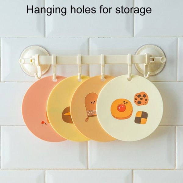 Household Cartoon Heat Insulation Mat Kitchen High Temperature Resistant Baking Placemats, Style: Bread - Image 5